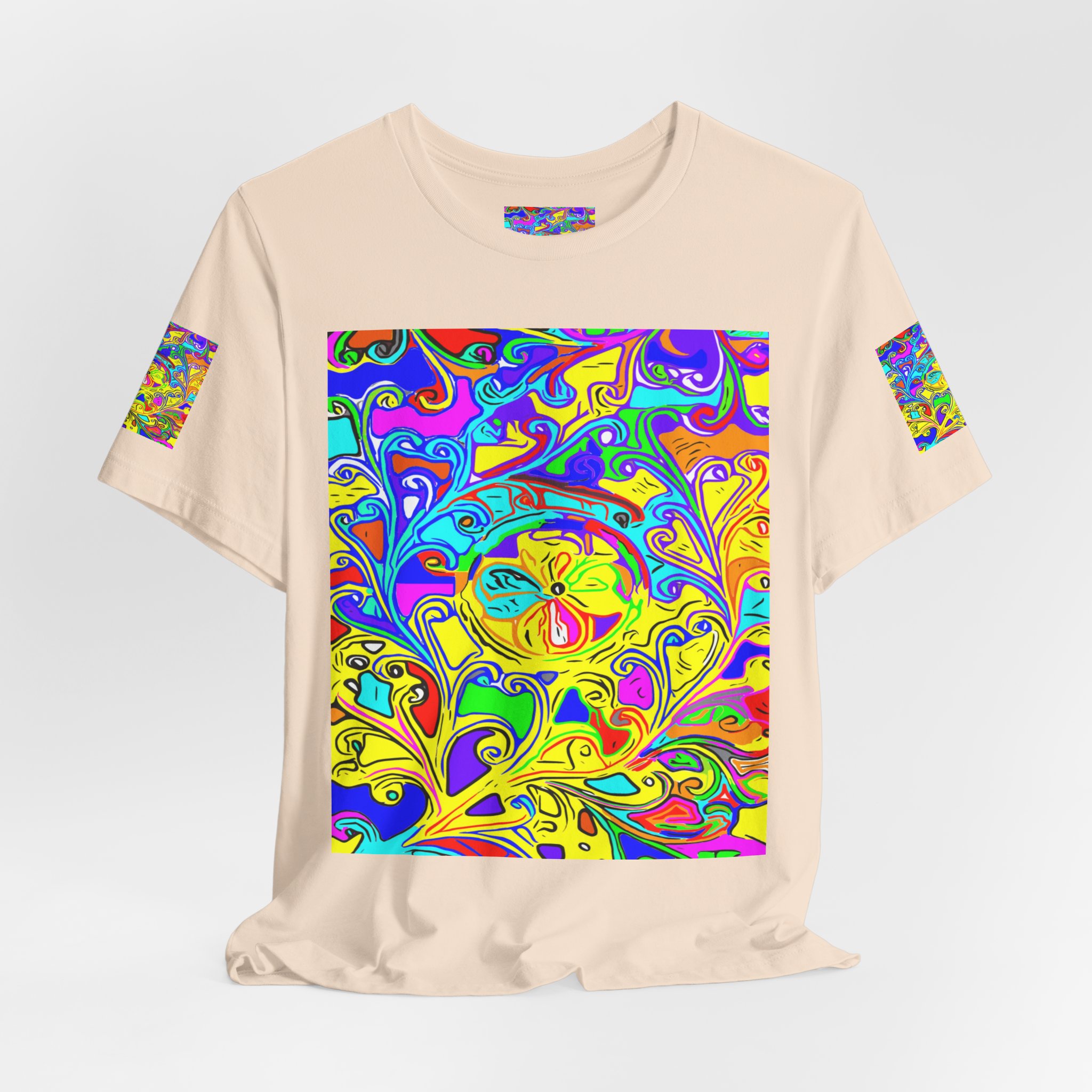 Psychedelic Swirl T-Shirt — Vibrant Retro Abstract Art Tee - Image 16
