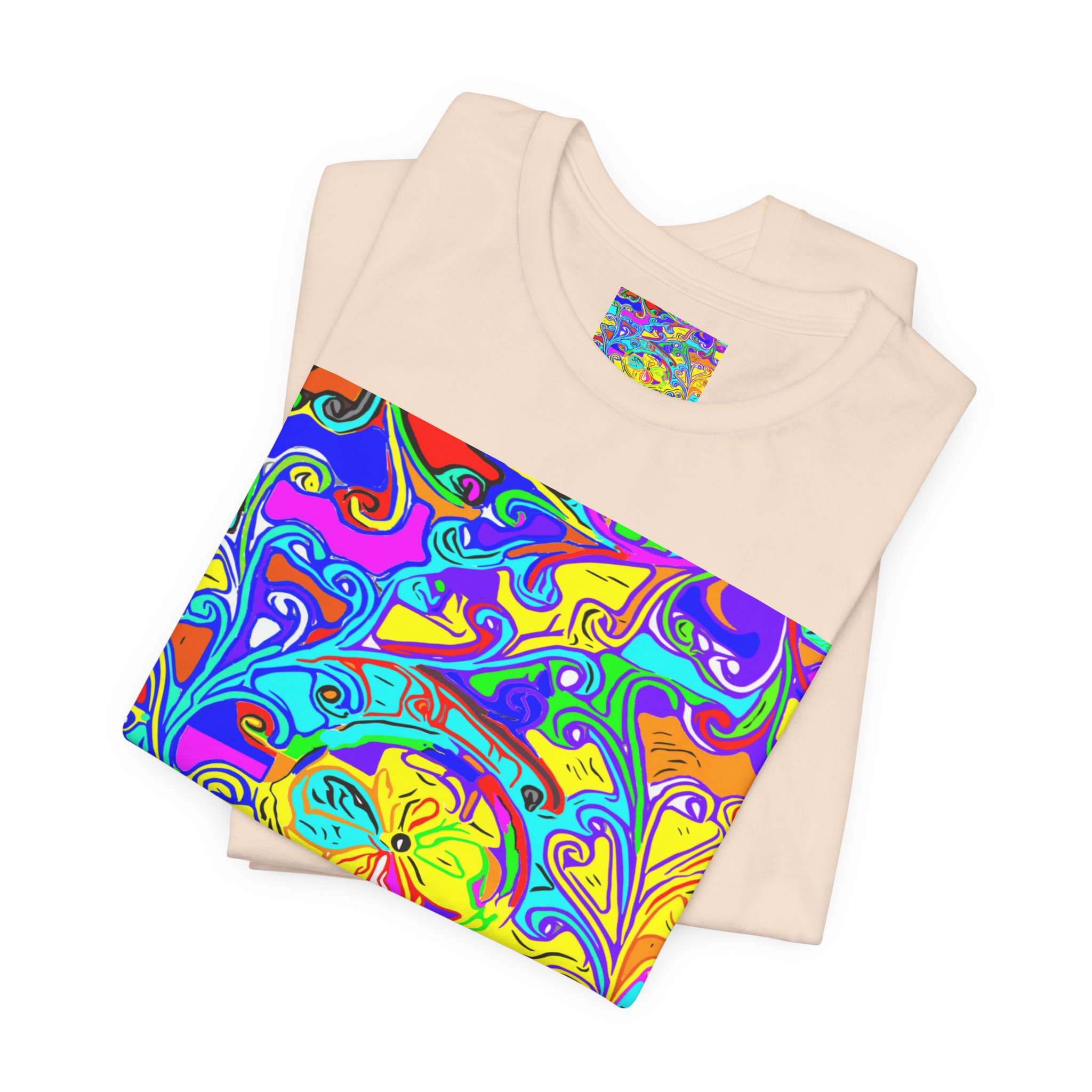 Psychedelic Swirl T-Shirt — Vibrant Retro Abstract Art Tee - Image 15
