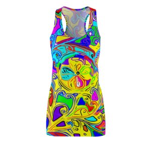 Women's Cut & Sew Racerback Dress (AOP)