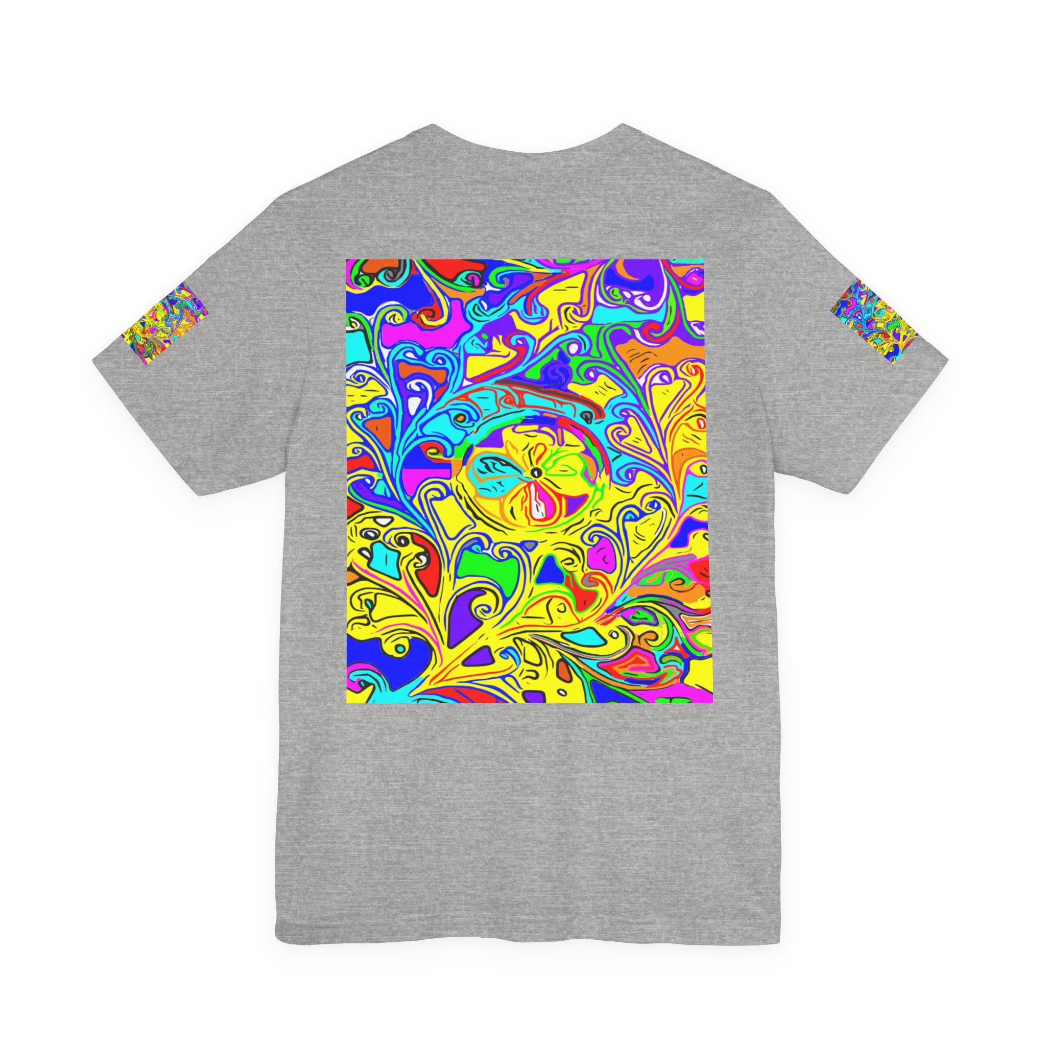 Psychedelic Swirl T-Shirt — Vibrant Retro Abstract Art Tee - Image 22