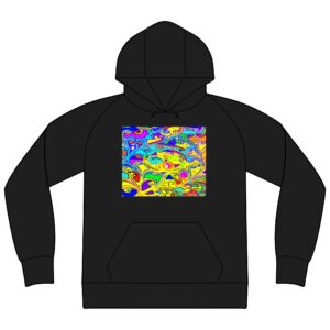 Unisex Organic CVC Fleece Pullover Hoodie