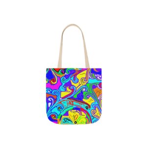 Canvas Tote Bag, 5-Color Straps