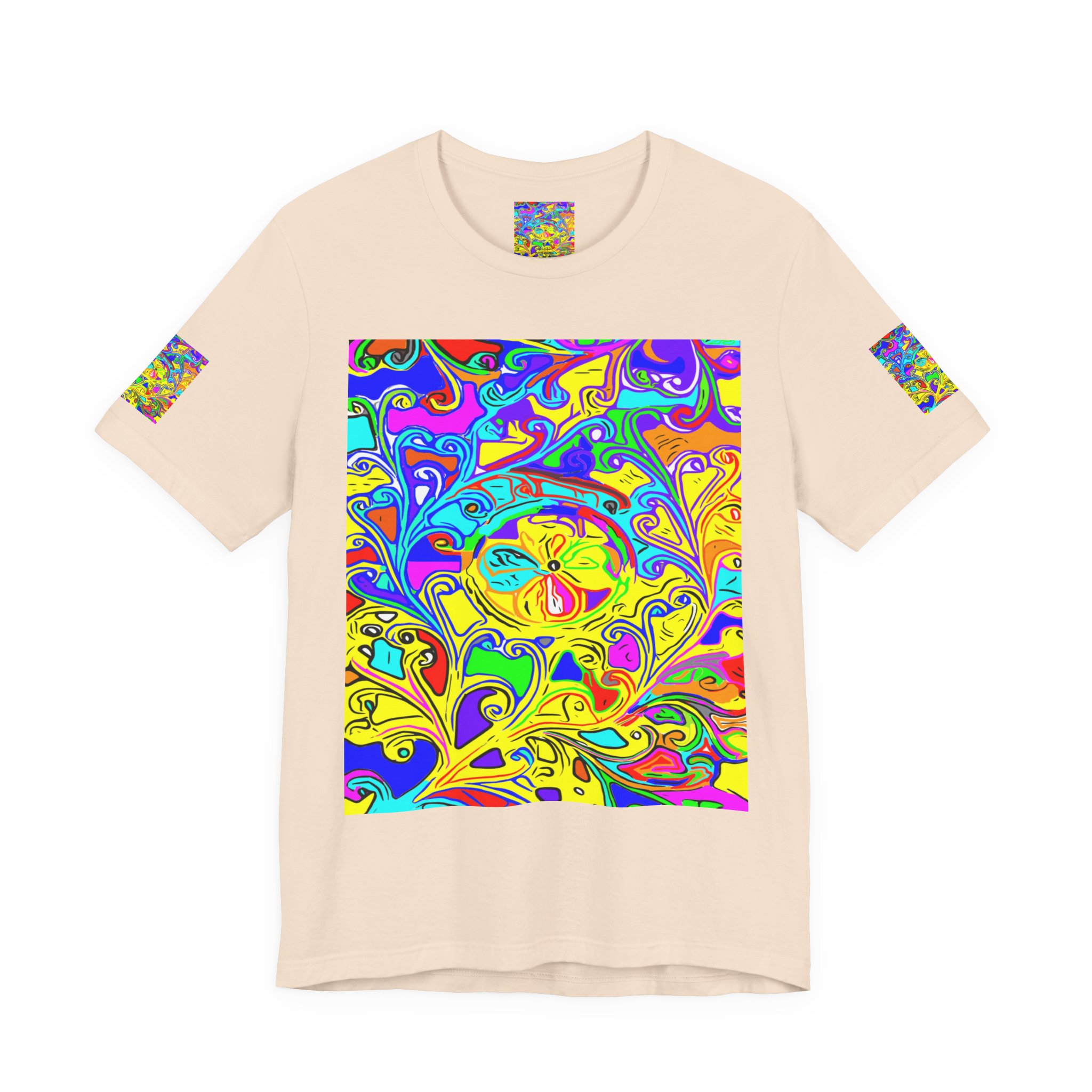 Psychedelic Swirl T-Shirt — Vibrant Retro Abstract Art Tee - Image 13