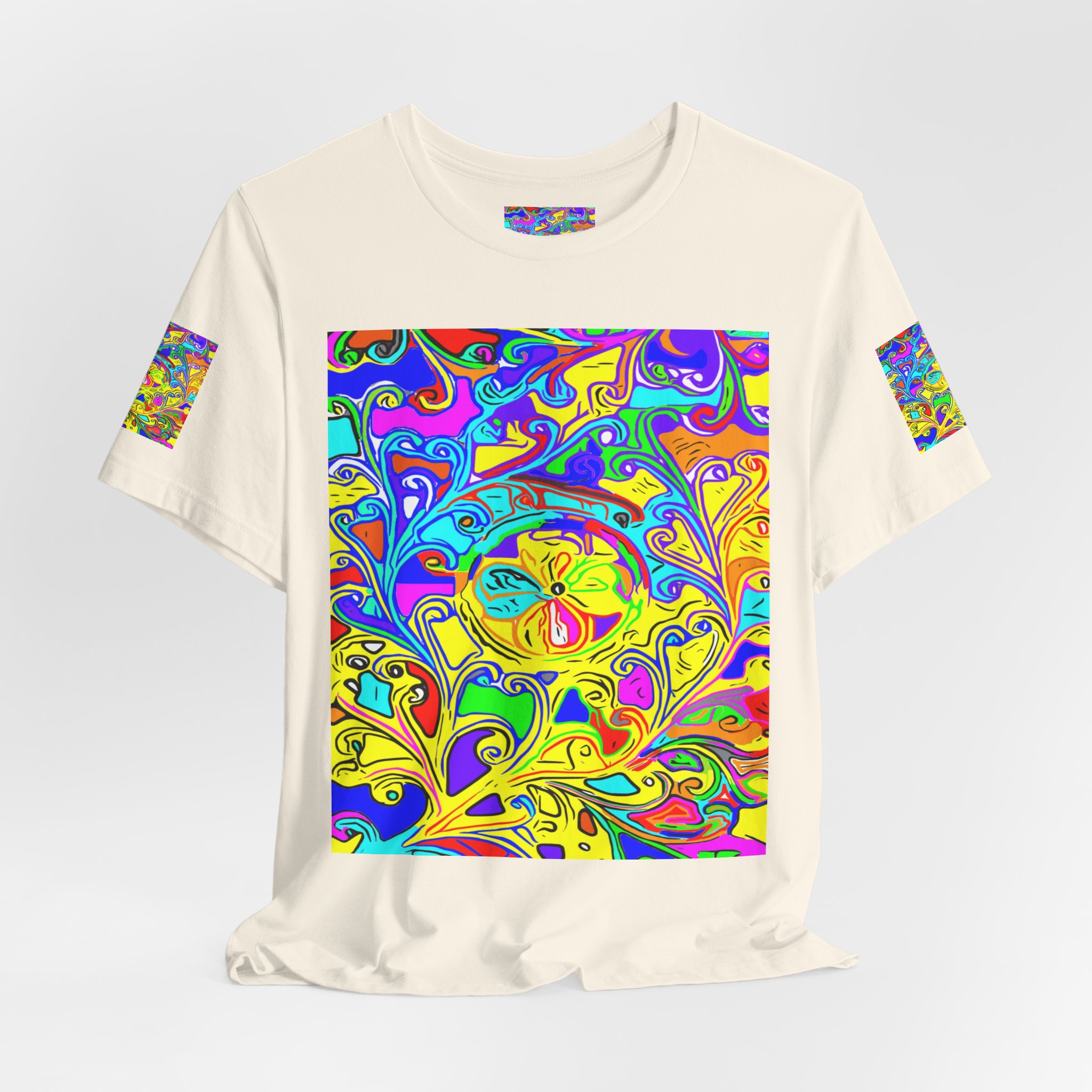 Psychedelic Swirl T-Shirt — Vibrant Retro Abstract Art Tee - Image 12