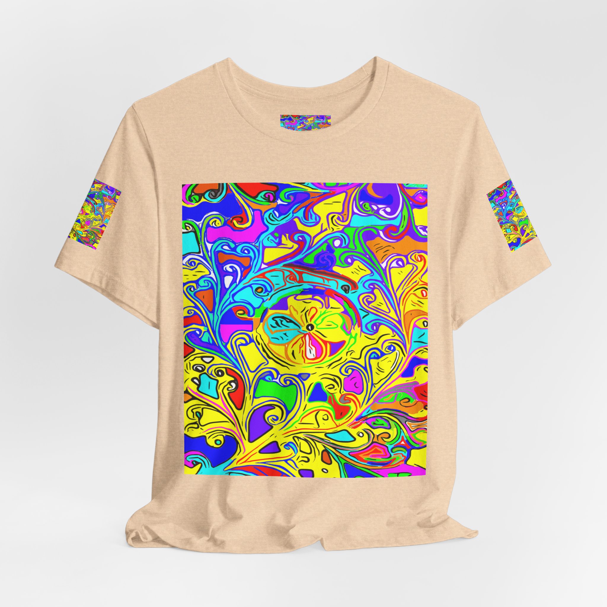Psychedelic Swirl T-Shirt — Vibrant Retro Abstract Art Tee - Image 20