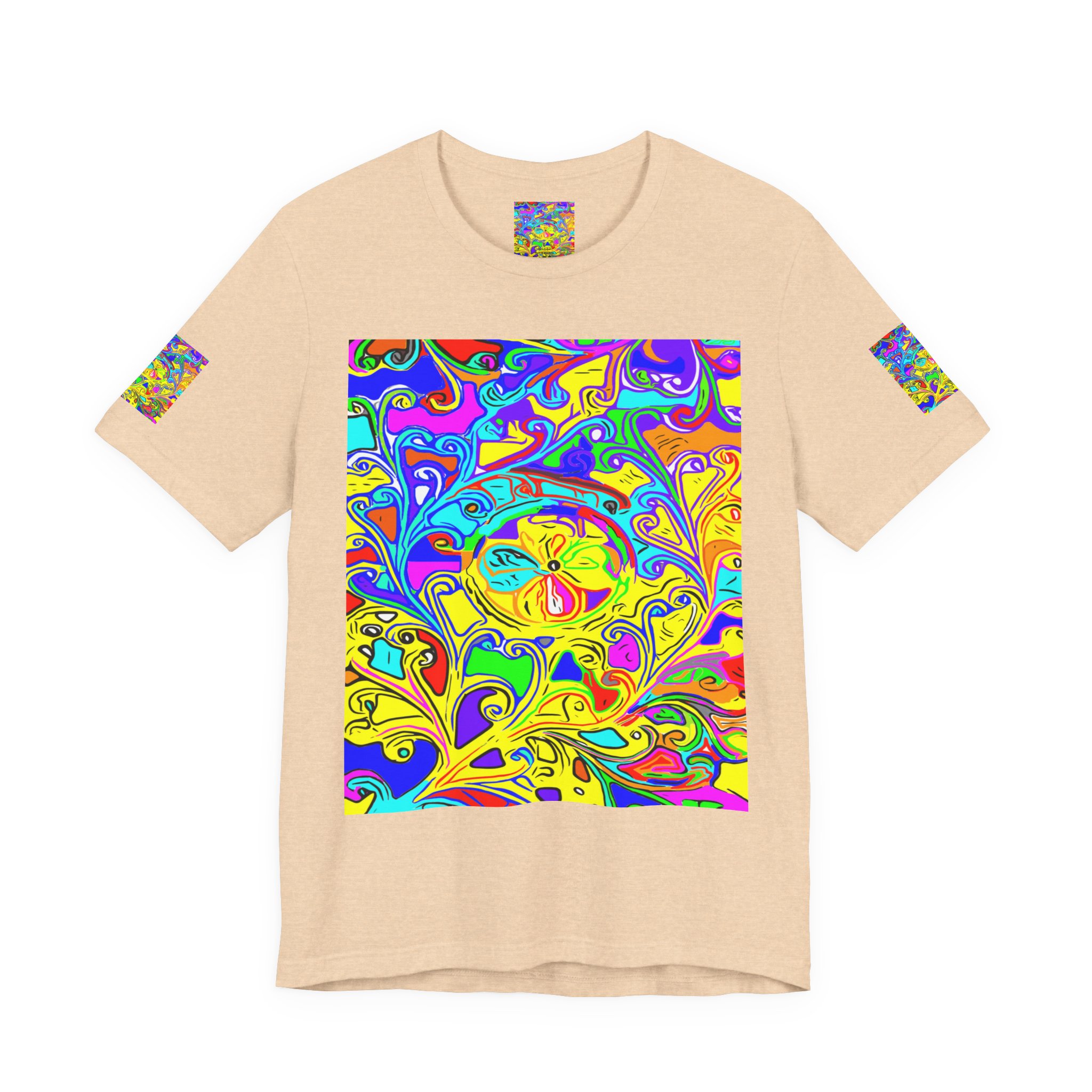 Psychedelic Swirl T-Shirt — Vibrant Retro Abstract Art Tee - Image 17