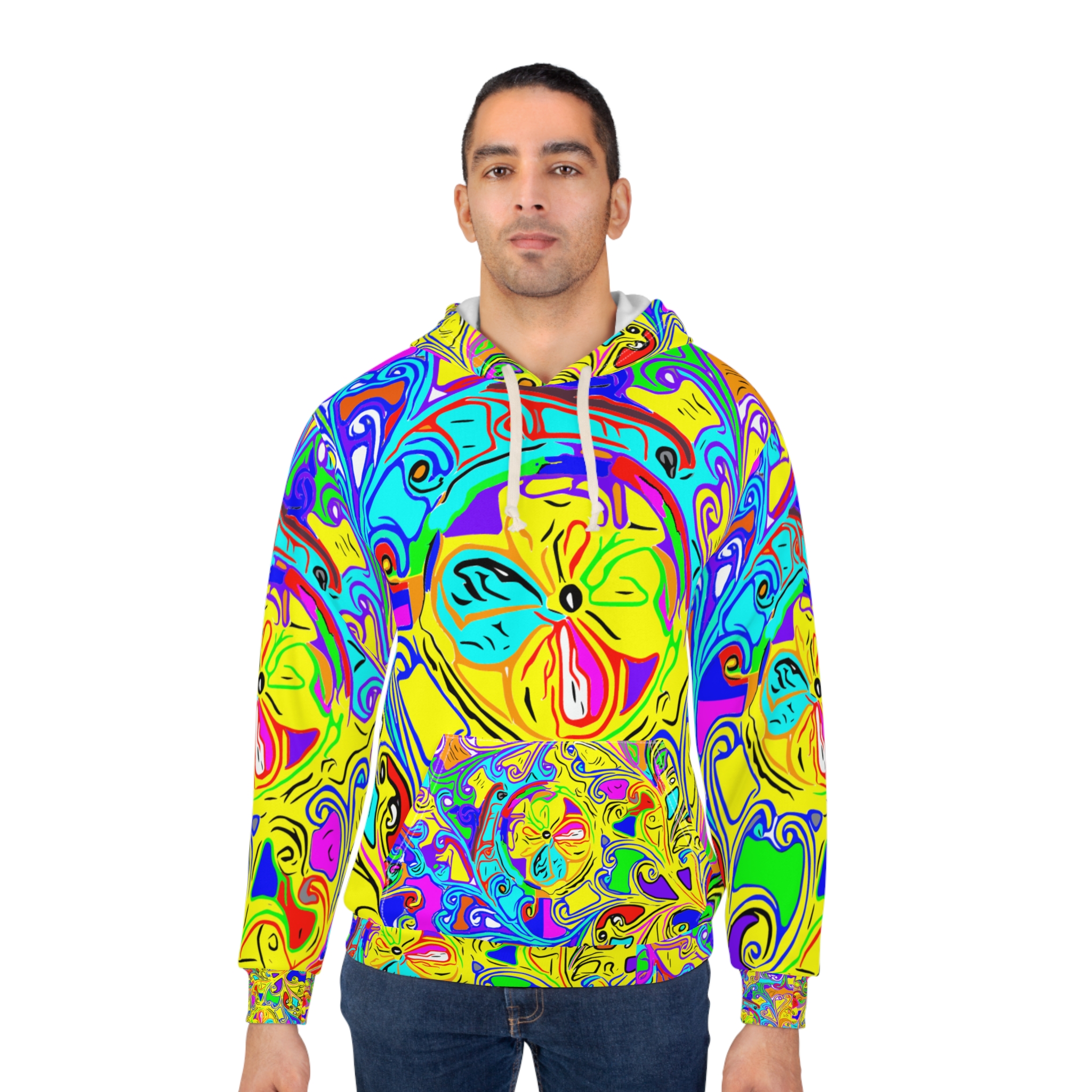 Unisex Pullover Hoodie (AOP) - Image 4