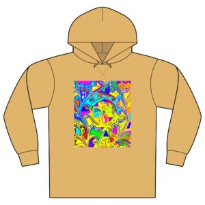 Unisex Mineral Dye Organic Cotton Hoodie Tee